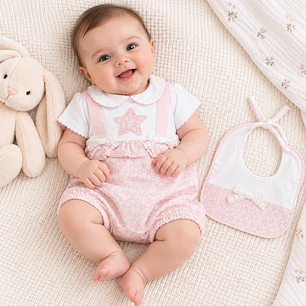 Conjunto 2 Piezas Estrellita Rosada