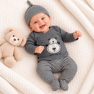 Conjunto 3 Piezas Cutest Little Cub 