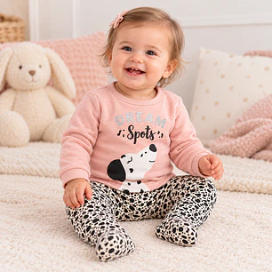 Pijama Dalmata Algodón Afranelado