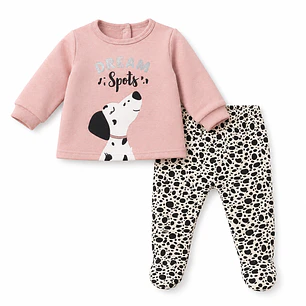 Pijama Dalmata Algodón Afranelado