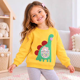 Polerón Dino Amarillo 