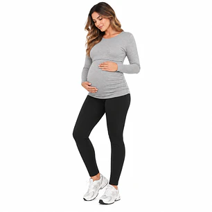 Polera Manga Larga Maternal y Lactancia