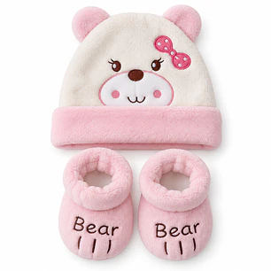 Set Gorrito y Pantuflas Bebé