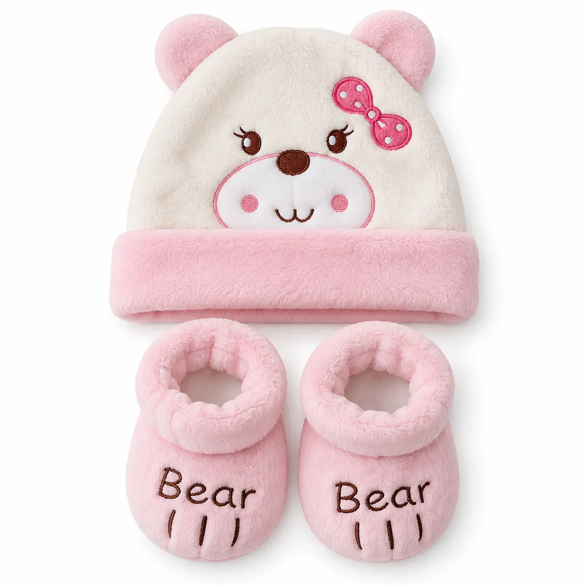 Set Gorrito y Pantuflas Bebé 2