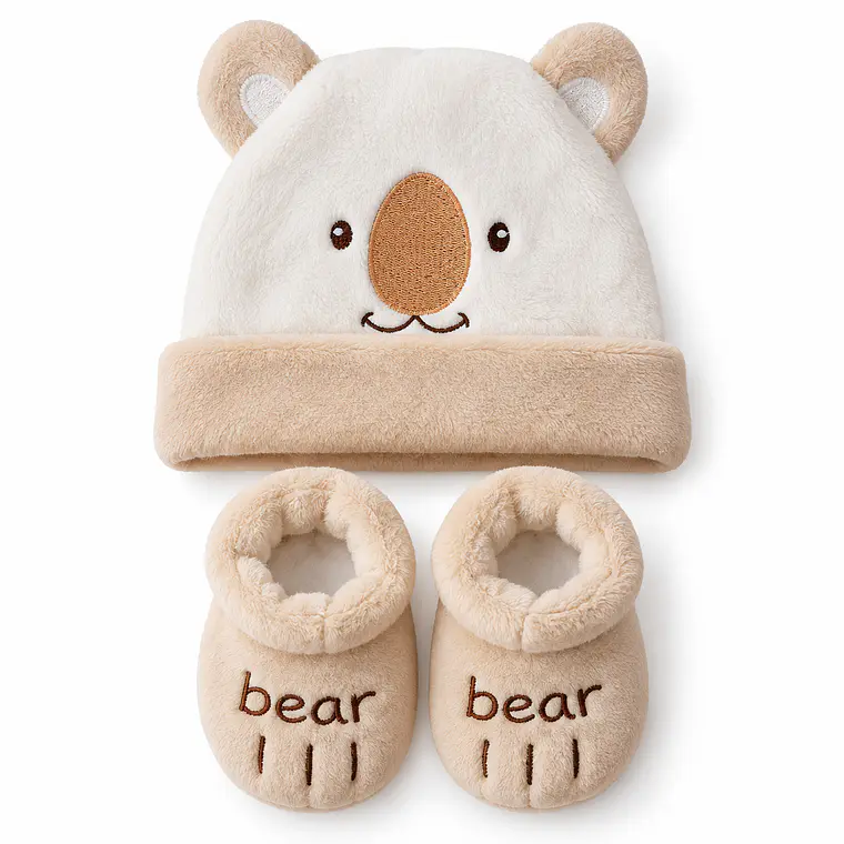 Set Gorrito y Pantuflas Bebé 2