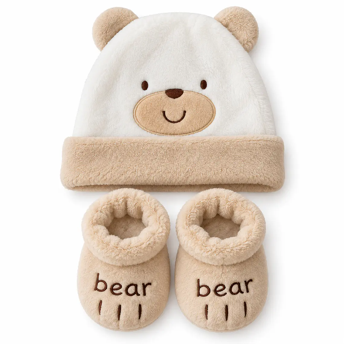 Set Gorrito y Pantuflas Bebé 3