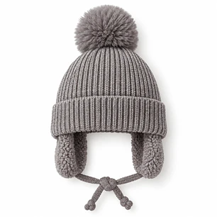Gorro de Lana con Cubre Orejas