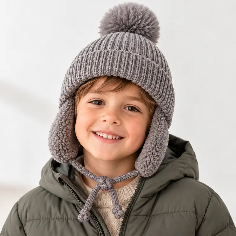 Gorro de Lana con Cubre Orejas 1