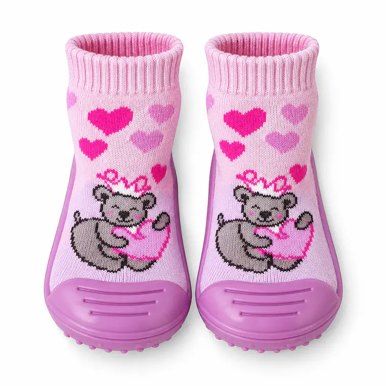 Zapatos Calceta con Suela de Goma Niña 4
