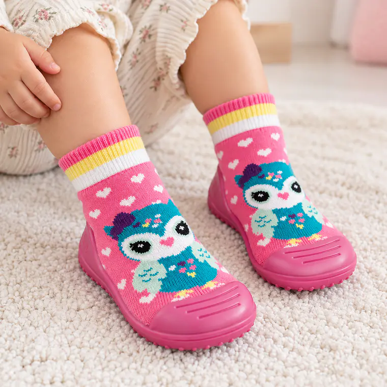 Zapatos Calceta con Suela de Goma Niña 1