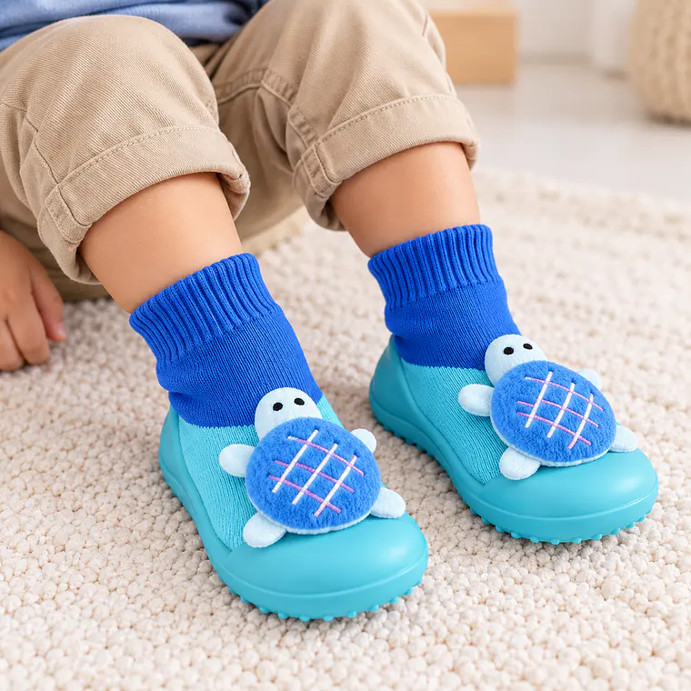Zapatos Calceta con Suela de Goma Niño 1