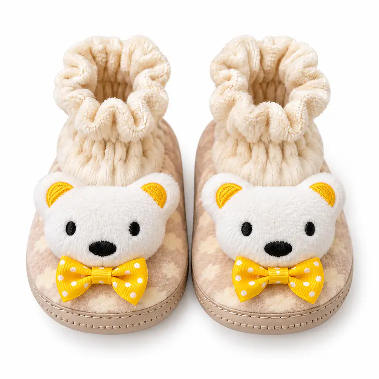 Pantuflas Osito Talla 3-6 meses 2