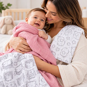 Set 3 Tutitos de Muselina 