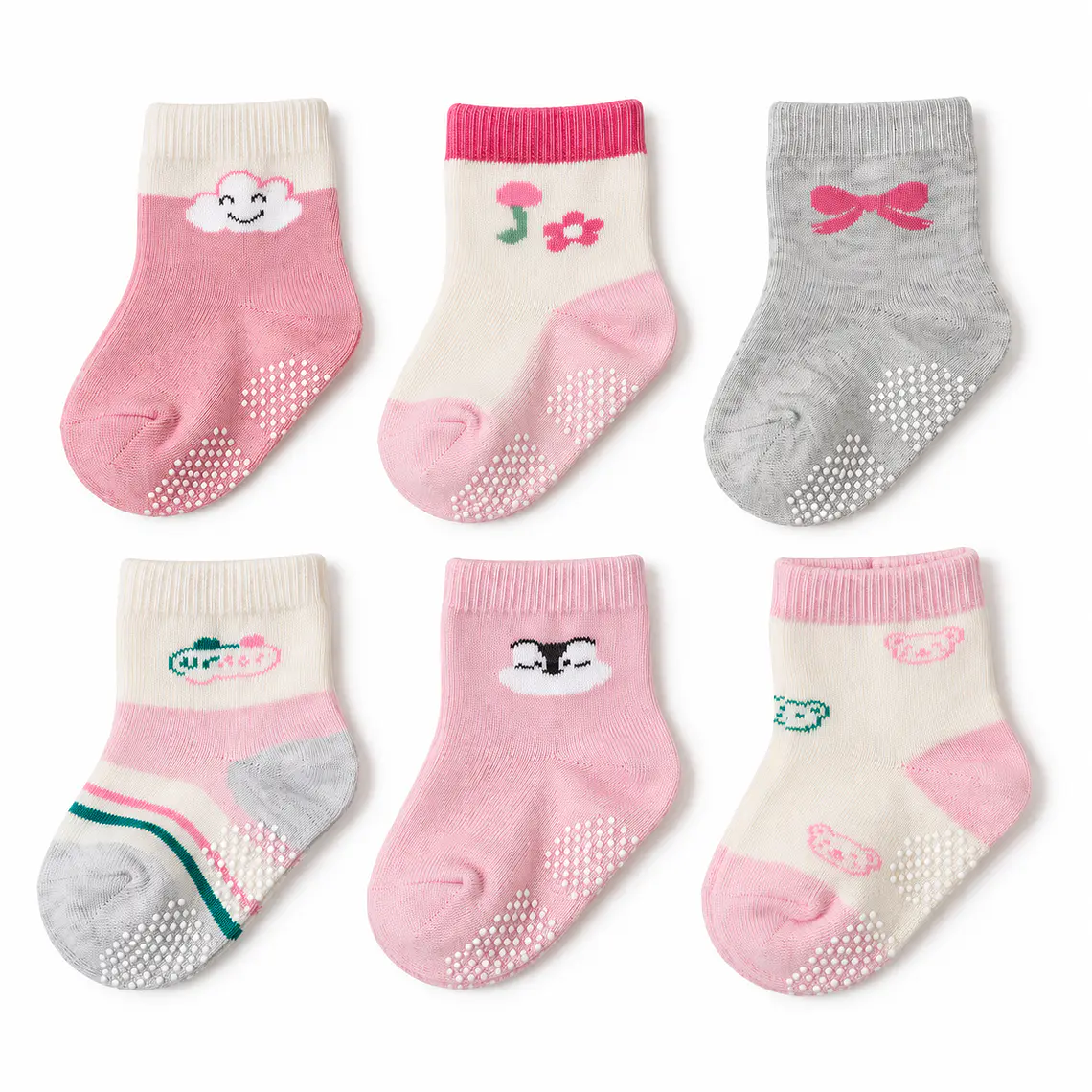Pack 2 Pares Calcetas con Suela Antideslizante 2