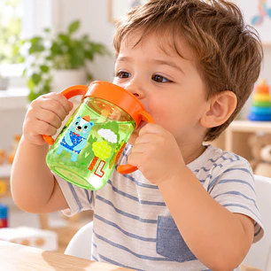Vaso de Aprendizaje Antiderrame 360° con Asas – 260 ml