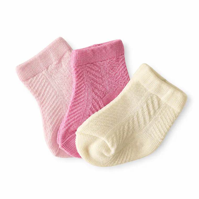 Pack 3 Pares Calcetas de Bambú Talla 0-3 meses 2