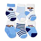 Pack 3 Pares Calcetas Algodón Diseño Talla 0-3 meses - Miniatura 2