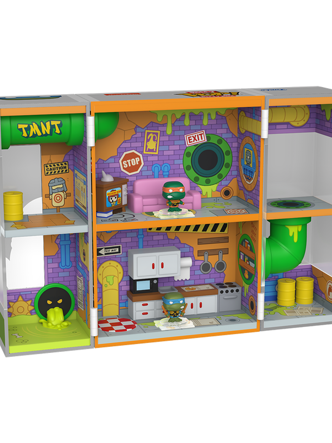 PREVENTA | Bitty Pop! Bitty Box Sewer Lair | Teenage Mutant Ninja Turtles 4