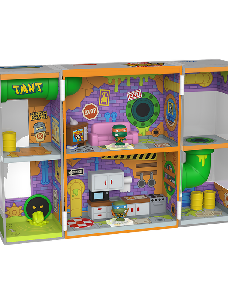 PREVENTA | Bitty Pop! Bitty Box Sewer Lair | Teenage Mutant Ninja Turtles 4