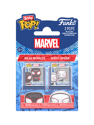PREVENTA | Bitty Pop! Miles Morales & Ghost Spider 2 Pack | Marvel