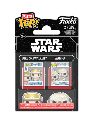 PREVENTA | Bitty Pop! Luke Skywalker and Wampa 2 Pack | Star Wars