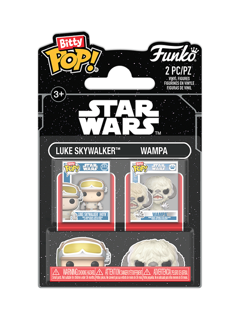 PREVENTA | Bitty Pop! Luke Skywalker and Wampa 2 Pack | Star Wars 1