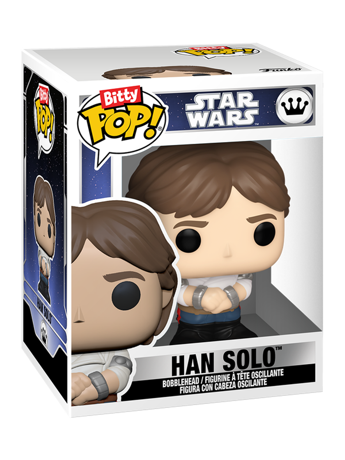 PREVENTA | Bitty Pop! Princess Leia and Han Solo 2 Pack | Star Wars 3