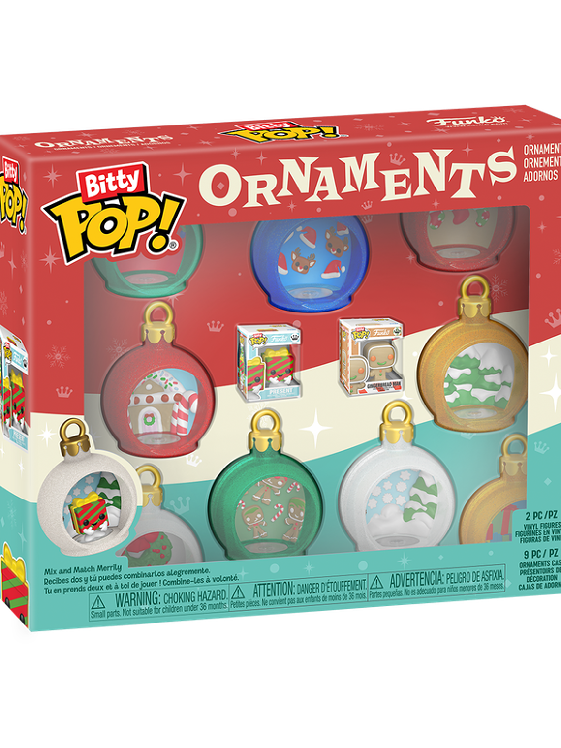 PREVENTA | Bitty Pop! Ornaments - Adornos navideños 1