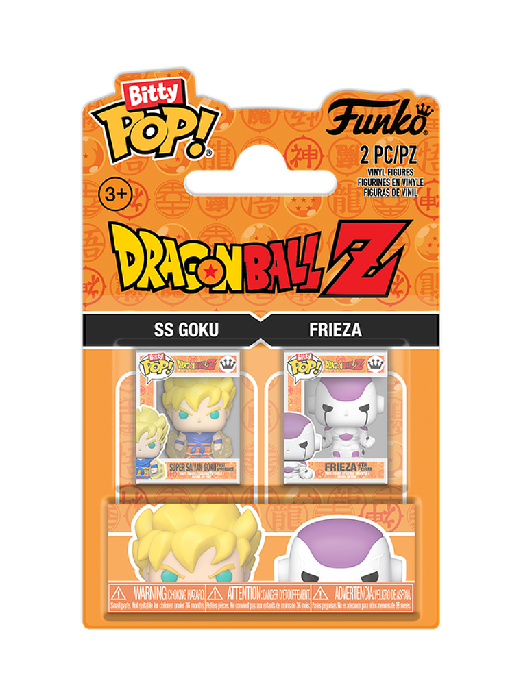PREVENTA | Bitty Pop! SS Goku and Frieza | Dragon Ball Z 1