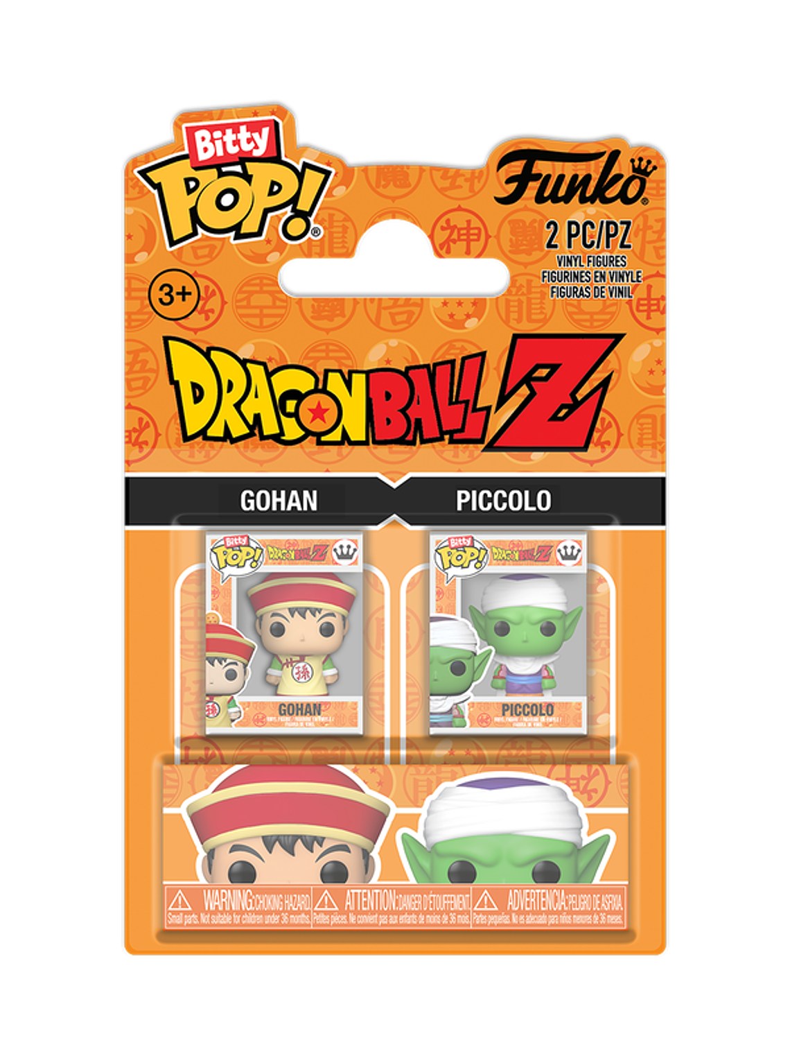 PREVENTA | Bitty Pop! Gohan and Piccolo 2 Pack | Dragon Ball Z 1