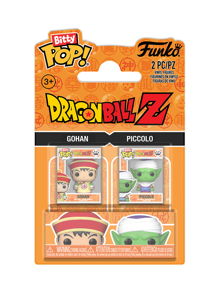 PREVENTA | Bitty Pop! Gohan and Piccolo 2 Pack | Dragon Ball Z 1