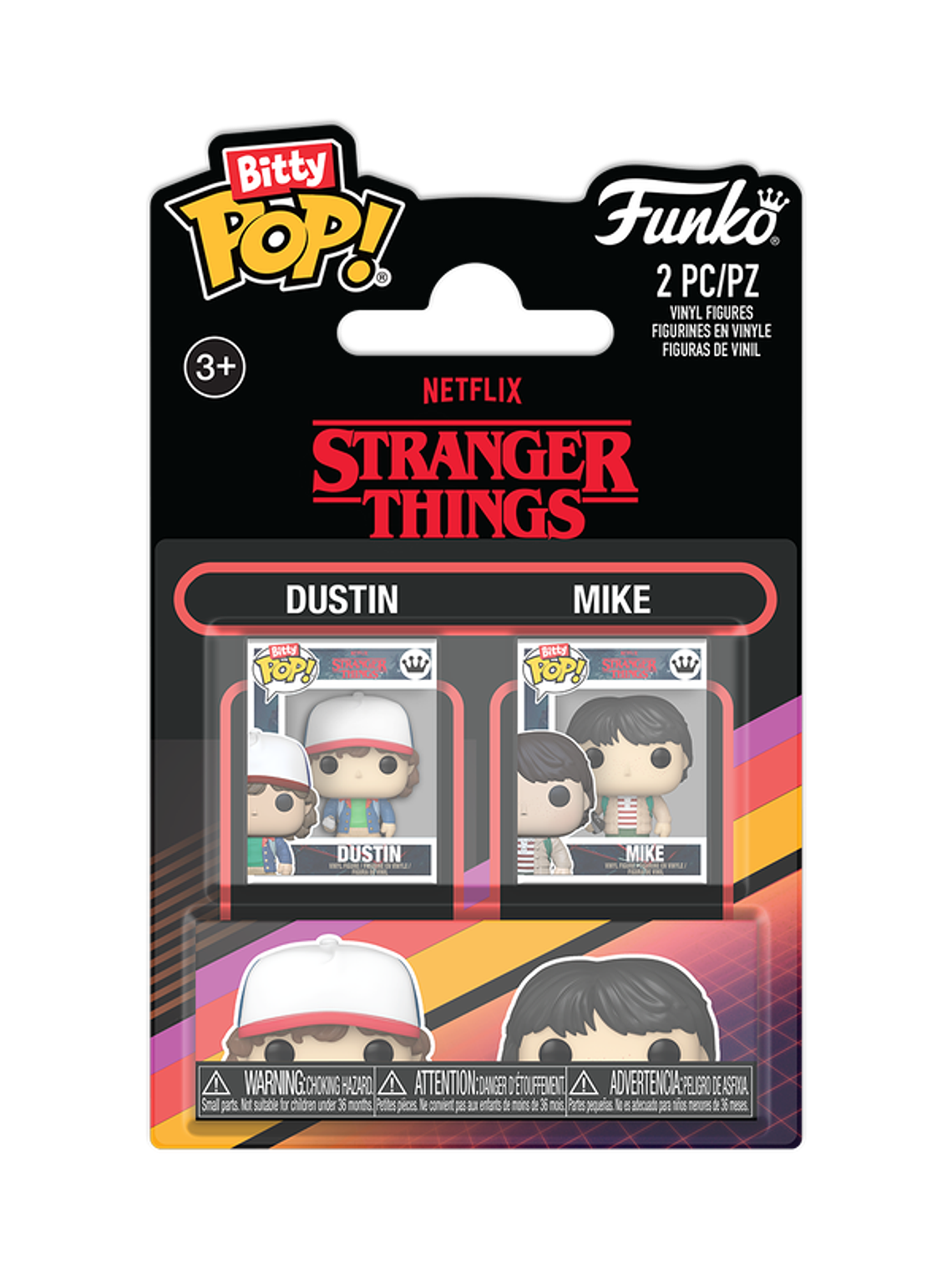 PREVENTA | Bitty Pop! Dustin and Mike 2 Pack | Stranger Things 1