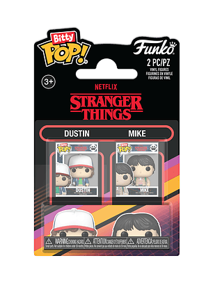 PREVENTA | Bitty Pop! Dustin and Mike 2 Pack | Stranger Things