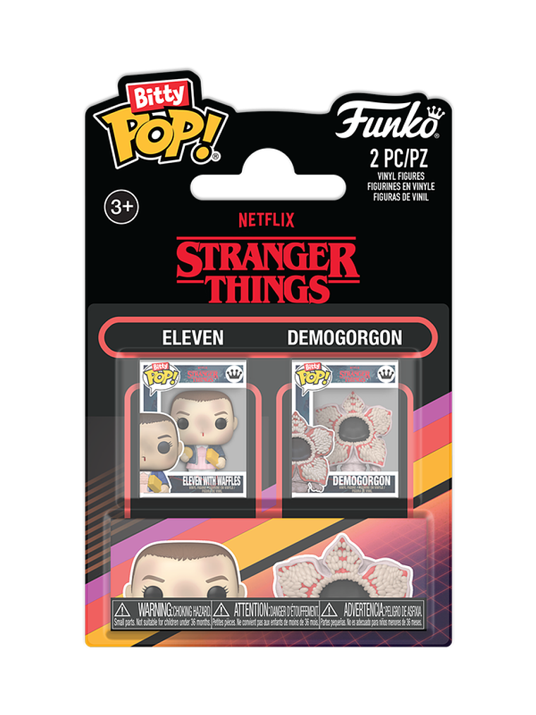 PREVENTA | Bitty Pop! Eleven and Demogorgon 2 Pack | Stranger Things 1