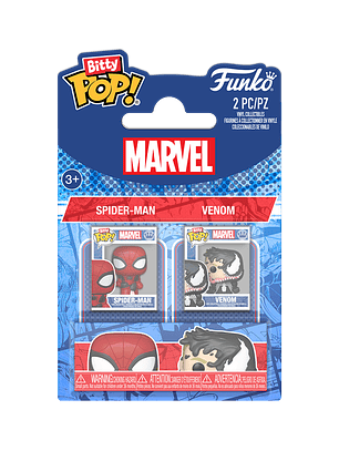 PREVENTA | Bitty Pop! Spider Man and Venom 2 Pack | Marvel