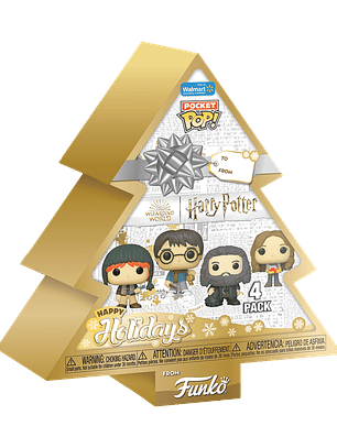 PREVENTA | Pocket Pop! Holiday Harry Potter 4 Pack | Harry Potter