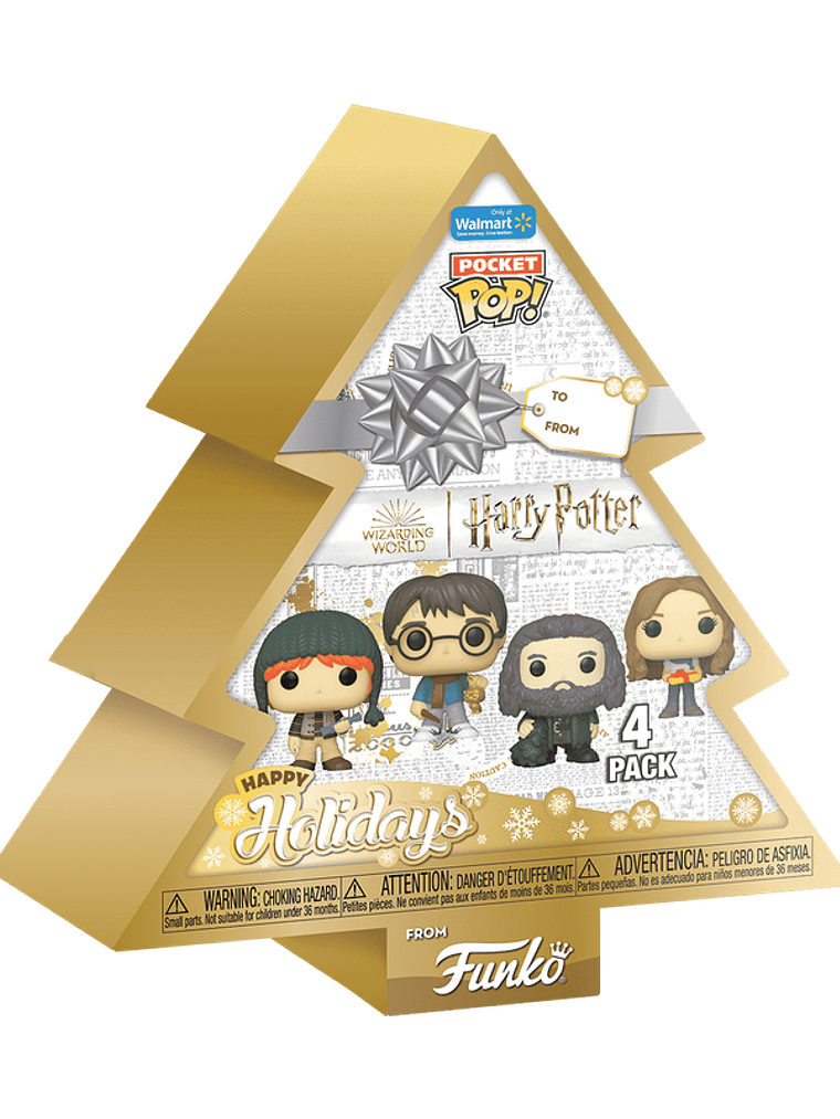 PREVENTA | Pocket Pop! Holiday Harry Potter 4 Pack | Harry Potter 1