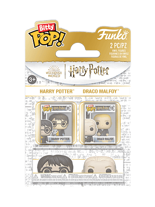 PREVENTA | Bitty Pop! Harry Potter & Draco Malfoy 2 Pack | Harry Potter
