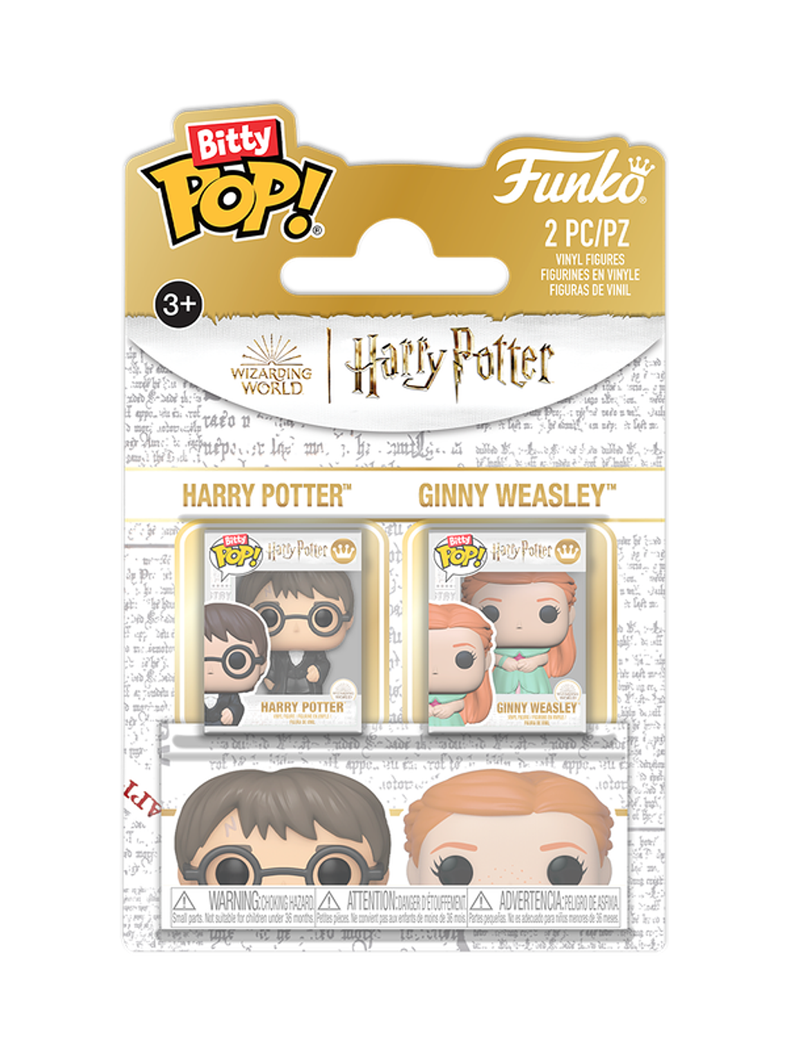 PREVENTA | Bitty Pop! Harry Potter & Ginny Weasley 2 Pack | Harry Potter 1