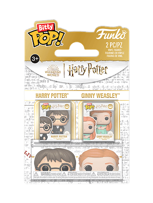 PREVENTA | Bitty Pop! Harry Potter & Ginny Weasley 2 Pack | Harry Potter
