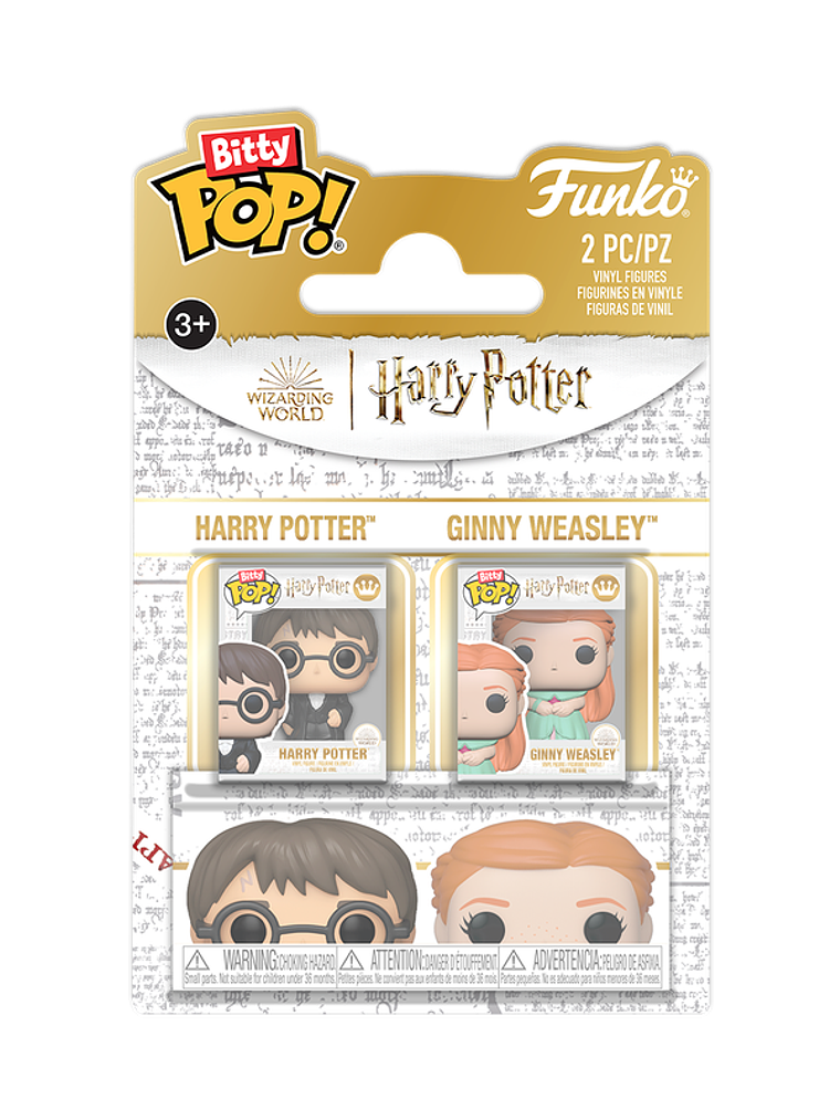 PREVENTA | Bitty Pop! Harry Potter & Ginny Weasley 2 Pack | Harry Potter 1