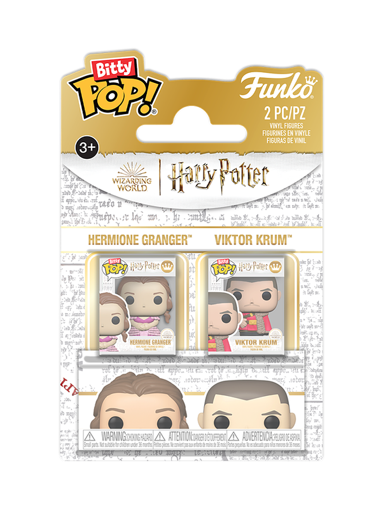 PREVENTA | Bitty Pop! Hermione Granger & Viktor Frum 2 Pack | Harry Potter 1