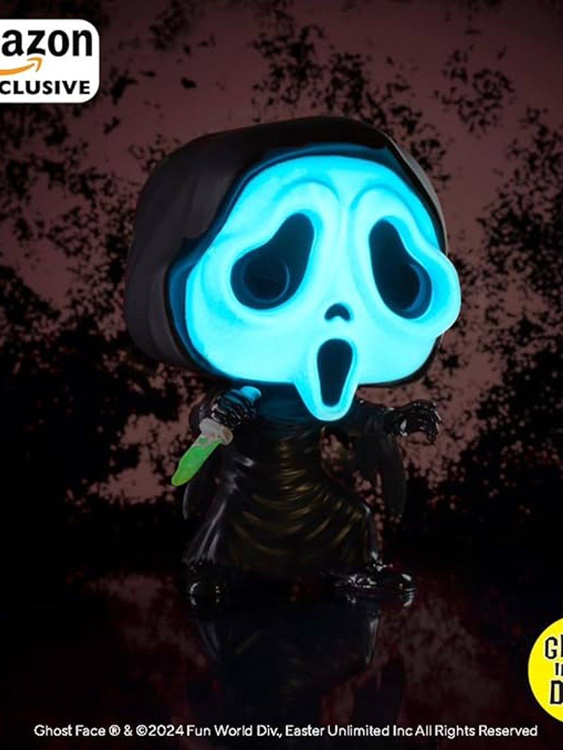 Funko Pop! Ghost Face 1607 Amazon Glows in the Dark | Ghost Face 2