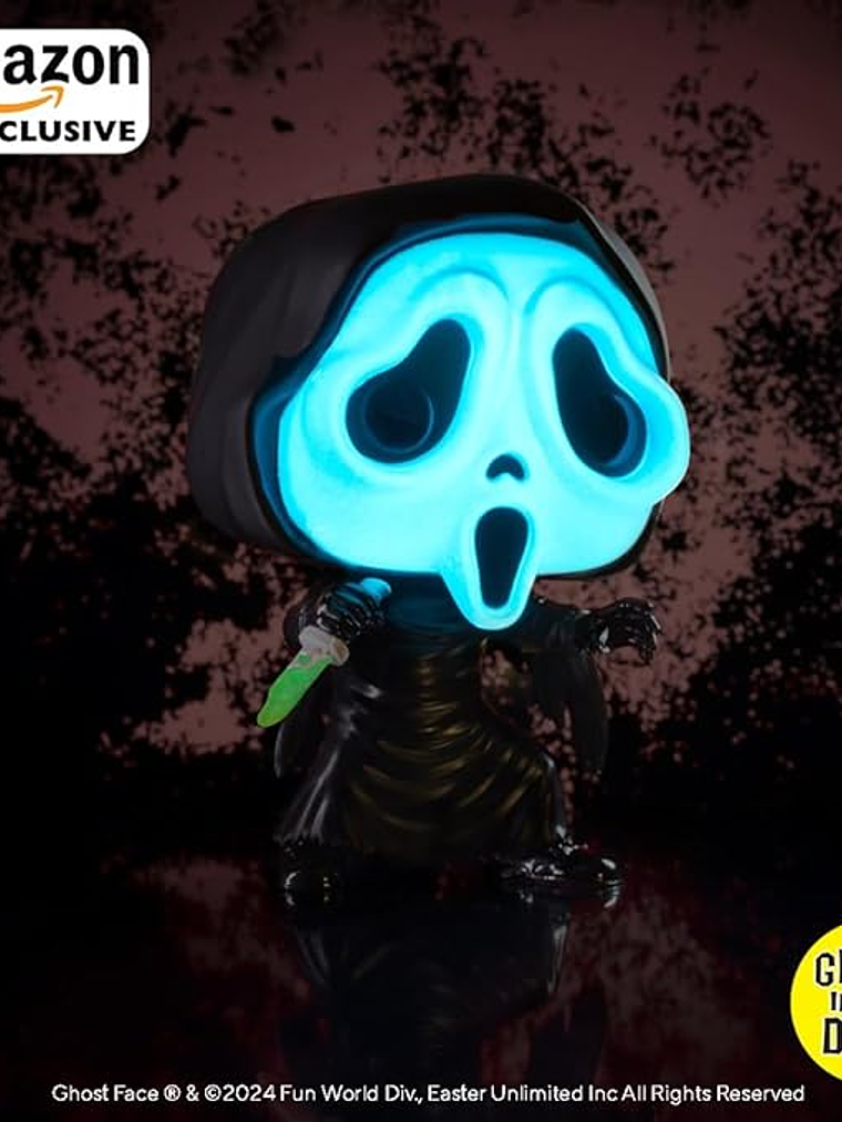 Funko Pop! Ghost Face 1607 Amazon Glows in the Dark | Ghost Face 2