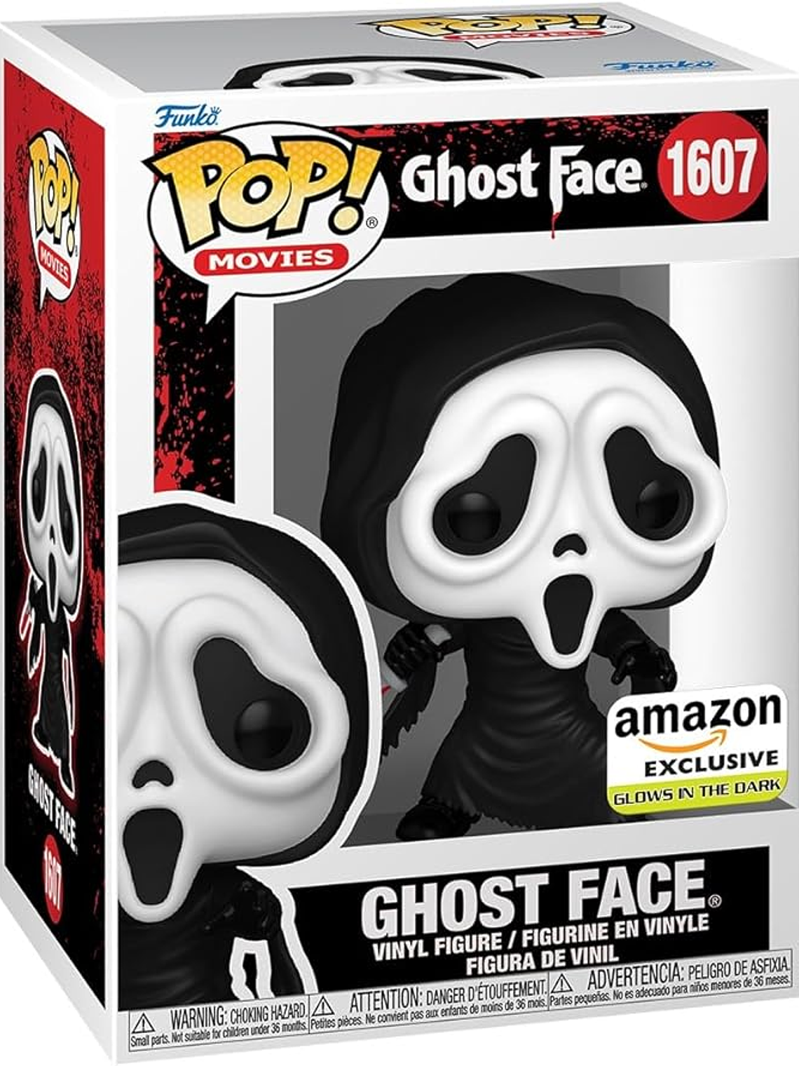 Funko Pop! Ghost Face 1607 Amazon Glows in the Dark | Ghost Face 1