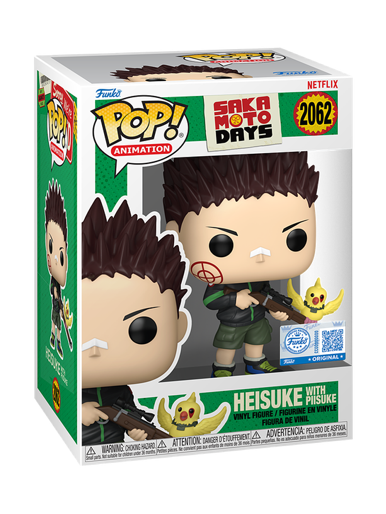 PREVENTA | Funko Pop! Heisuke with Piisuke 2062 | Sakamoto Days 1