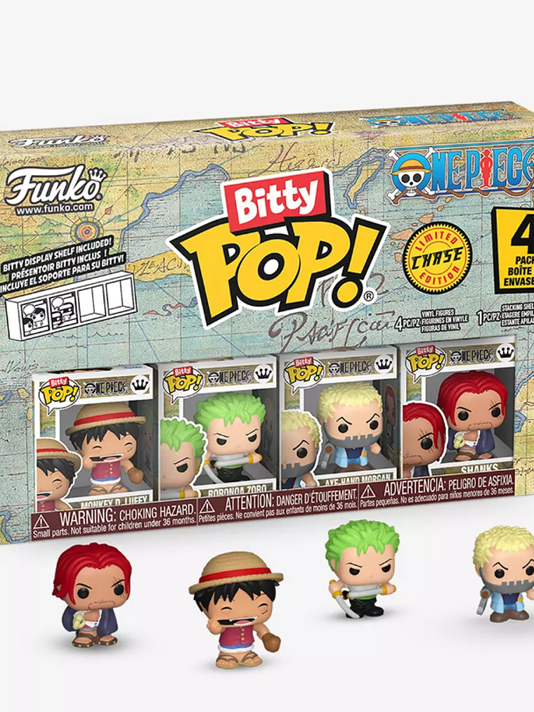 PREVENTA |  Bitty Pop! One Piece 4-Pack Series 1 | One Piece 1