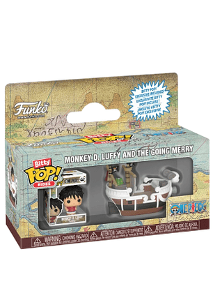 PREVENTA | Bitty Pop! Monkey D. Luffy and the Going Merry | One Piece