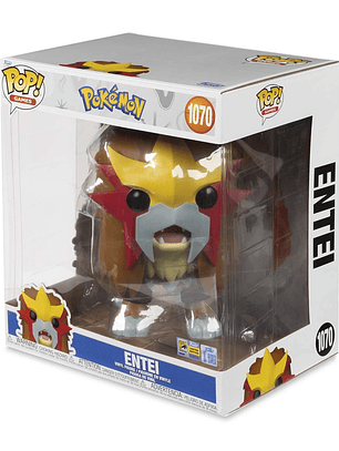 Funko Pop! Entei 1070 (Presencial SDCC 2025)  10' Jumbo | Pokémon