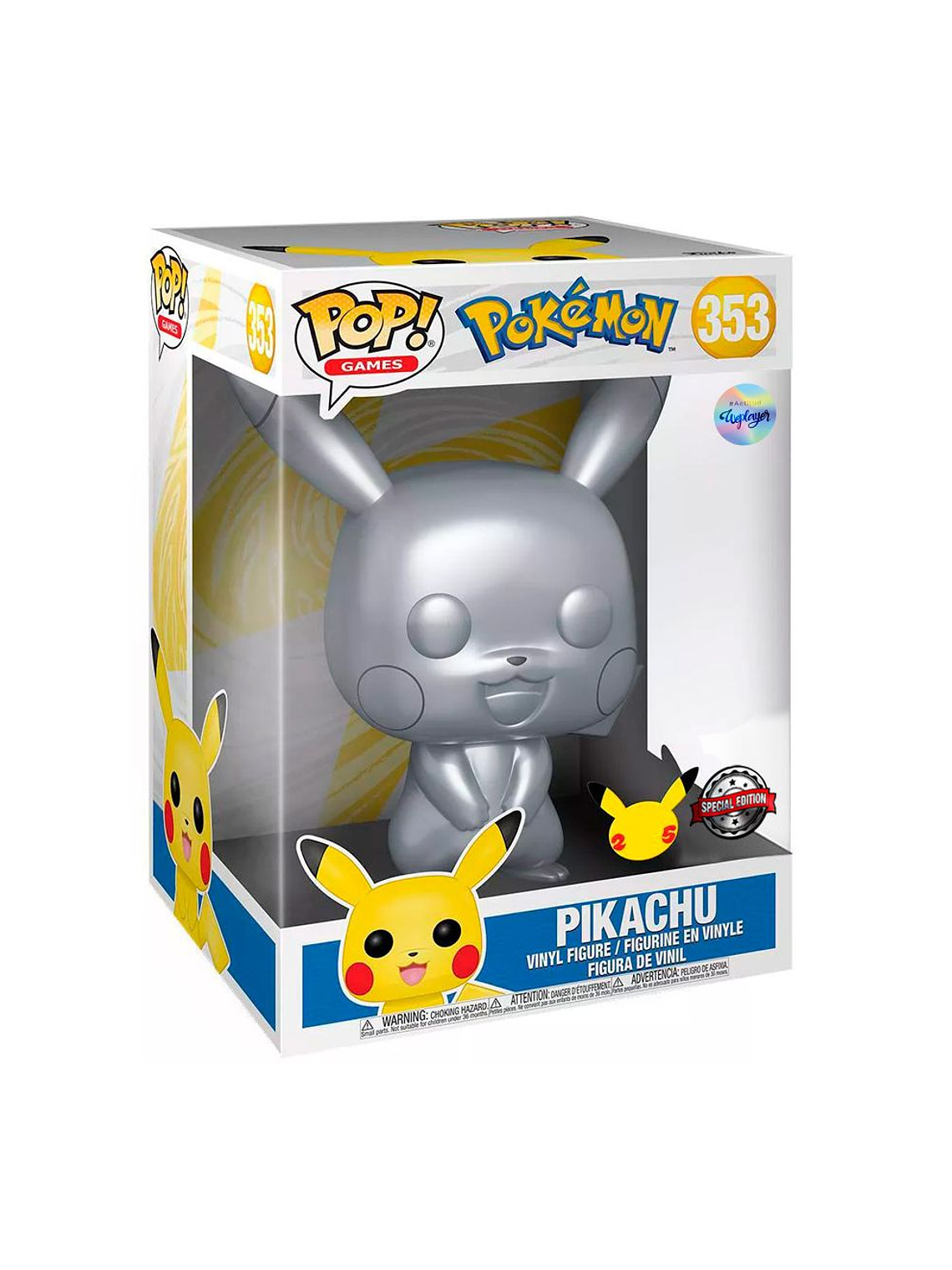 Funko Pop! Pikachu 353 10' pulgadas (Tamaño Jumbo) 1